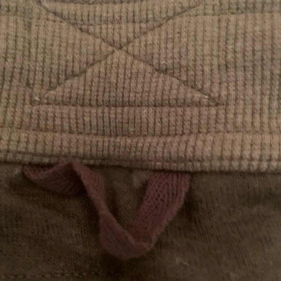 prAna Wm’s Cozy Up Ankle Cropped Sweat Pant Jogger Green Camo Sz Small N… - Picture 12 of 13